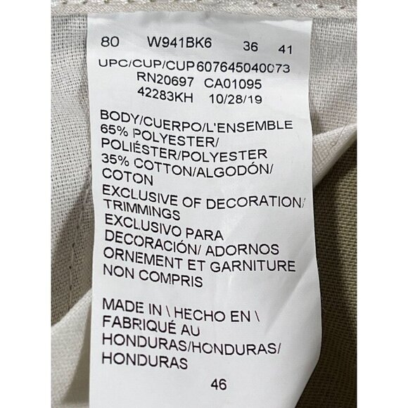 Dickies Khaki Loose Fit Flat Front Work Shorts with Pocket in Right Leg SIZE-46 - Picture 3 of 7